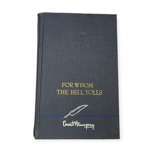 1968 Copyright For Whom the Bell Tolls Hardcover Book